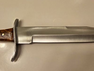 Sheffield-style Bowie knife with stainless steel blade