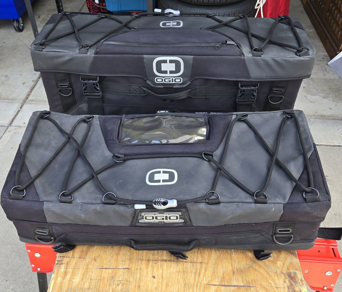 NEW Vintage OGIO ATV Front & Rear Rack Bag Set - Complete w/ Accessories