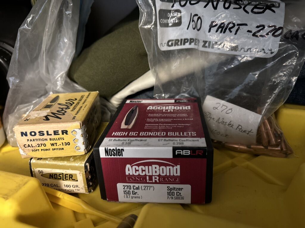 .277 Nosler Bullets For 270 Or 6.8 Western