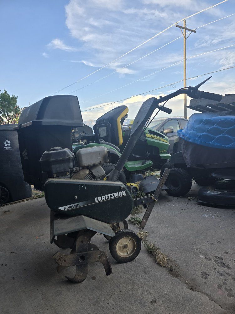 Craftsman 6.0 HP 26" Front Tine Tiller with Power Reverse