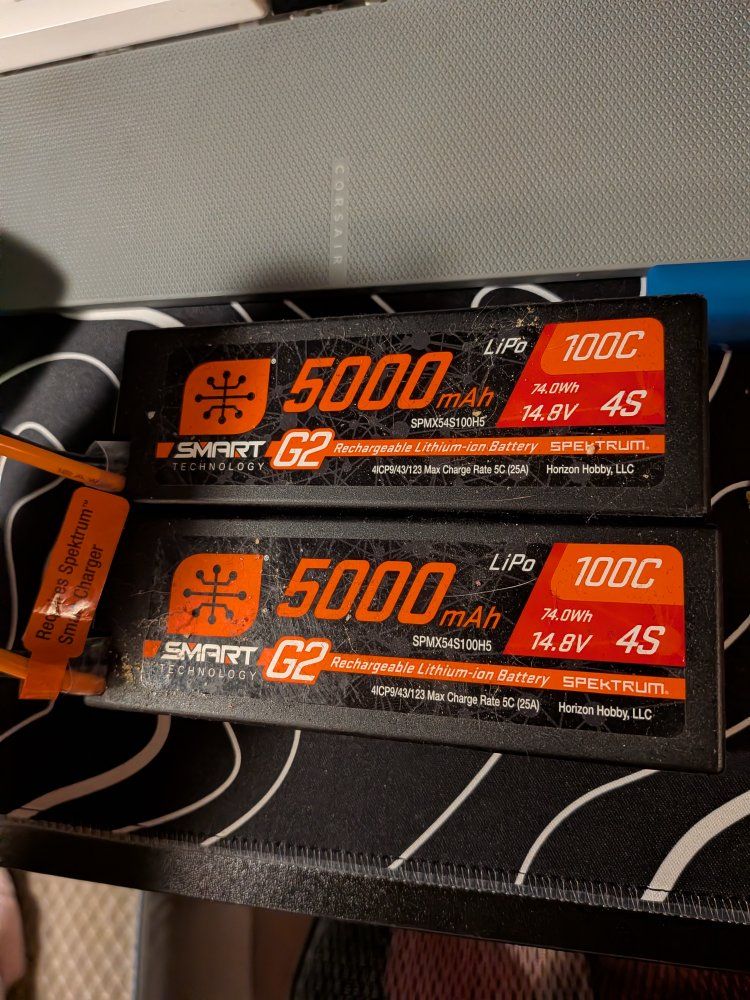 RC car batteries 4S lipo 5000 MAH