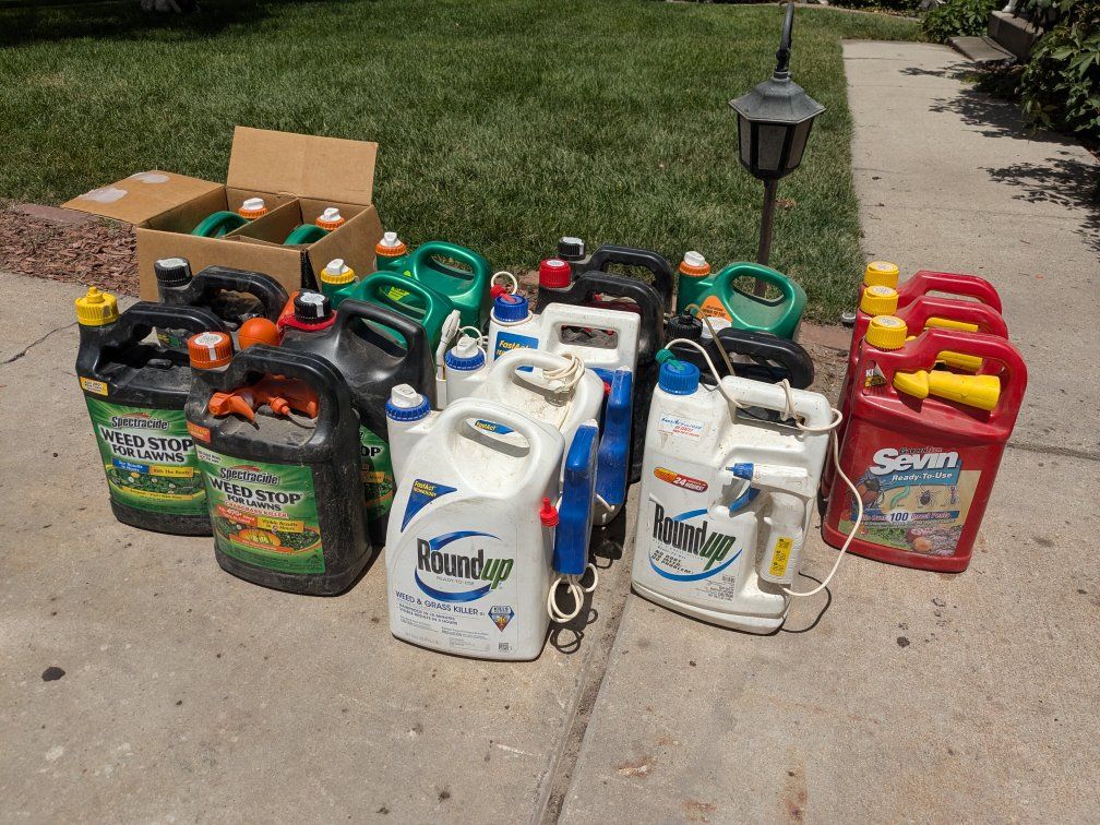 20 jugs Roundup weed sod grass killer insecticide