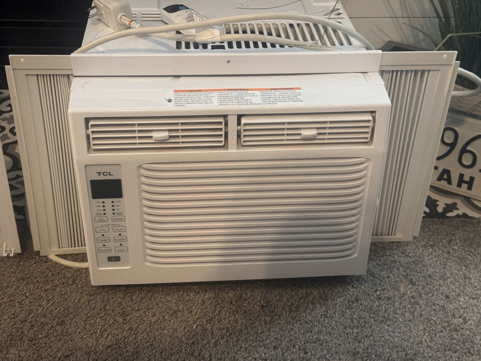 TCL Window Air Conditioner Unit - Compact Design with Remote Control 6,000 btu