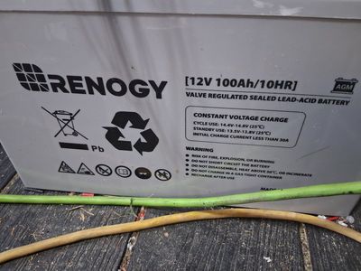12v car battery used with a charger