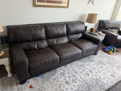 Leather Couch Set