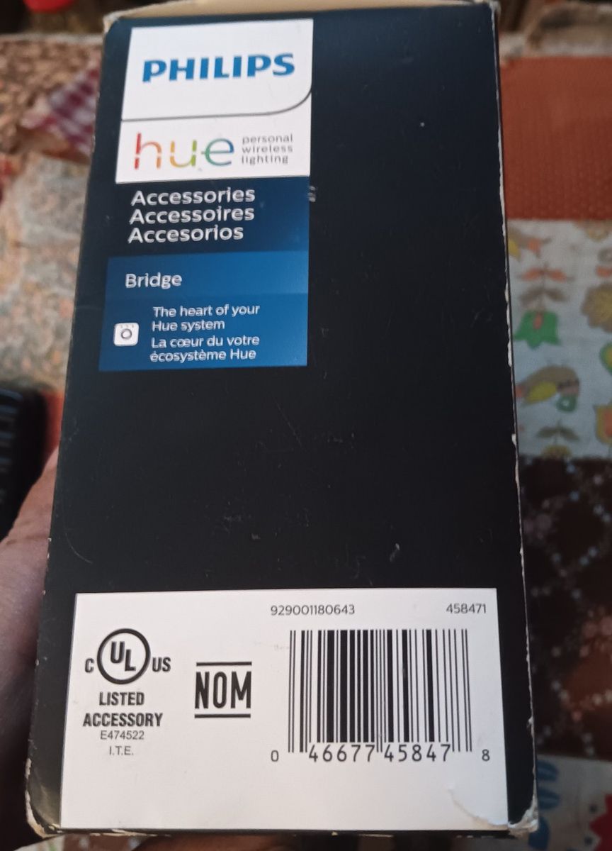 Philips Hue Bridge Personal Wireless Lighting Smart Home Accessory - NIB