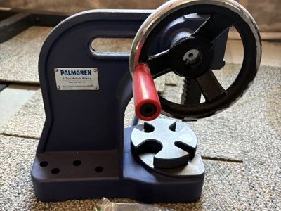 Palmgren 1 Ton Arbor Press Model 9661101 Heavy Duty Metal Working
