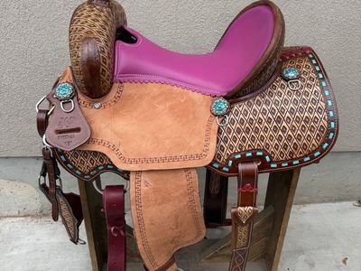15’’ JC Martin Barrel Saddle Brand New