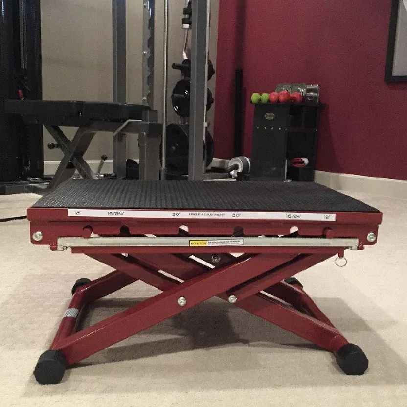 Titan Fitness Adjustable Plyo Box – Steel 12" 16" 20" 24" – Like New