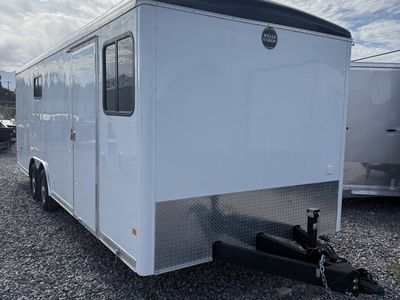 8.5x24 Wells Cargo Wagon HD Office Enclosed Cargo Trailer - 10K GVWR - Air Conditioner(s), Barn Doors, Heater