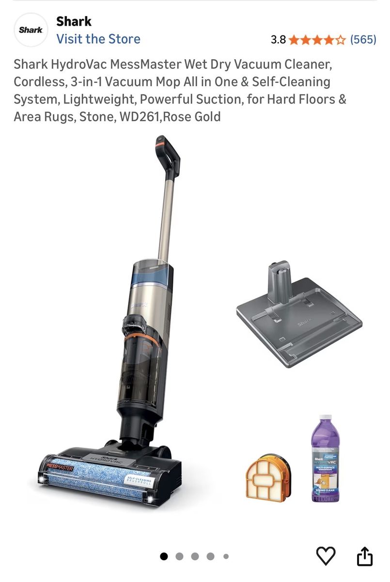 Shark Cordless Wet|Dry Vacuum Mop. new In box