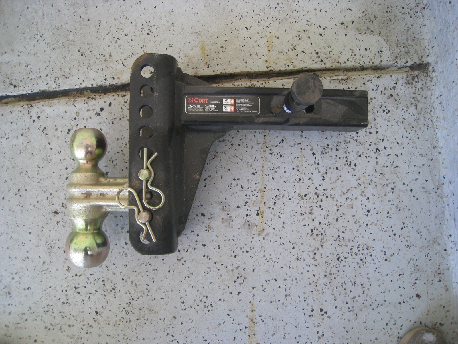 Curt Adjustable Ball- 2" & 2-5/16" Balls - 14,000 lbs