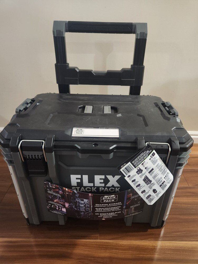 Flex Stack Pack Rolling Tool Box (new)