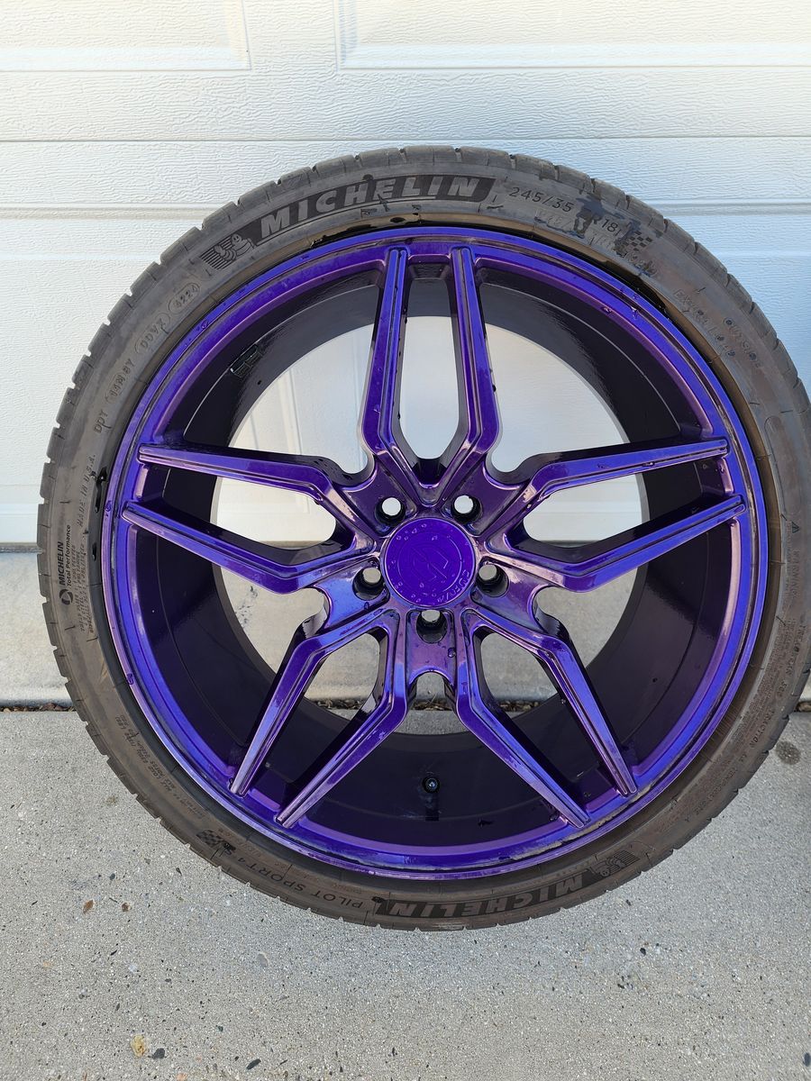 5x105 wheels and new tires