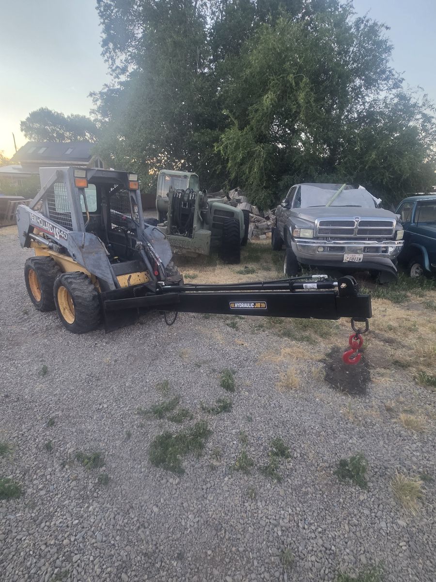Skid Hydraulic jib 13ft reach