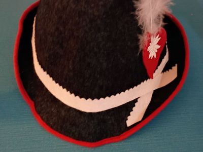 Vintage Bavarian Wool Hat West Germany