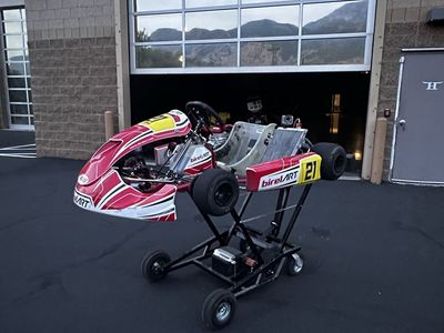Birel ART Go Kart with Stand