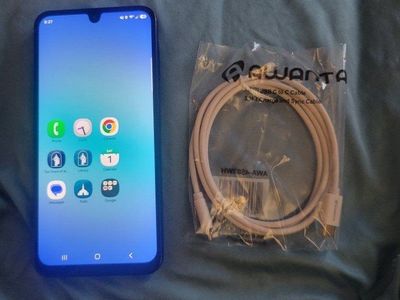 Samsung Galaxy A17 Smartphone - Black with USB-C Charging Cable/ Unlocked