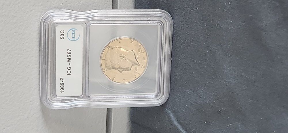 *FLASH SALE* 1989 P MS67 Kennedy Half Dollar Gold Toner!