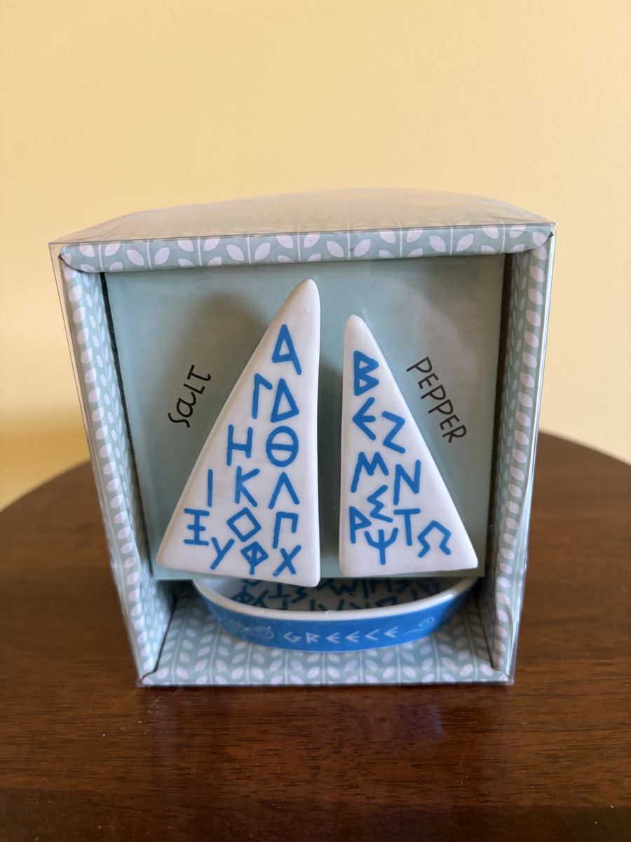 Salt and Pepper shakers from Greece