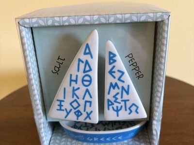 Salt and Pepper shakers from Greece
