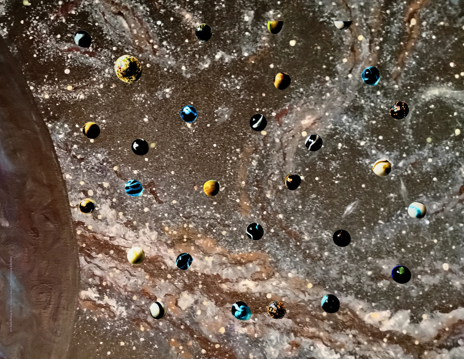 Planets everywhere - Laminate Print