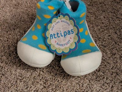 Attipas "Just Like Walking" Barefoot Baby Shoes - Multiple Styles Available, New or Like New