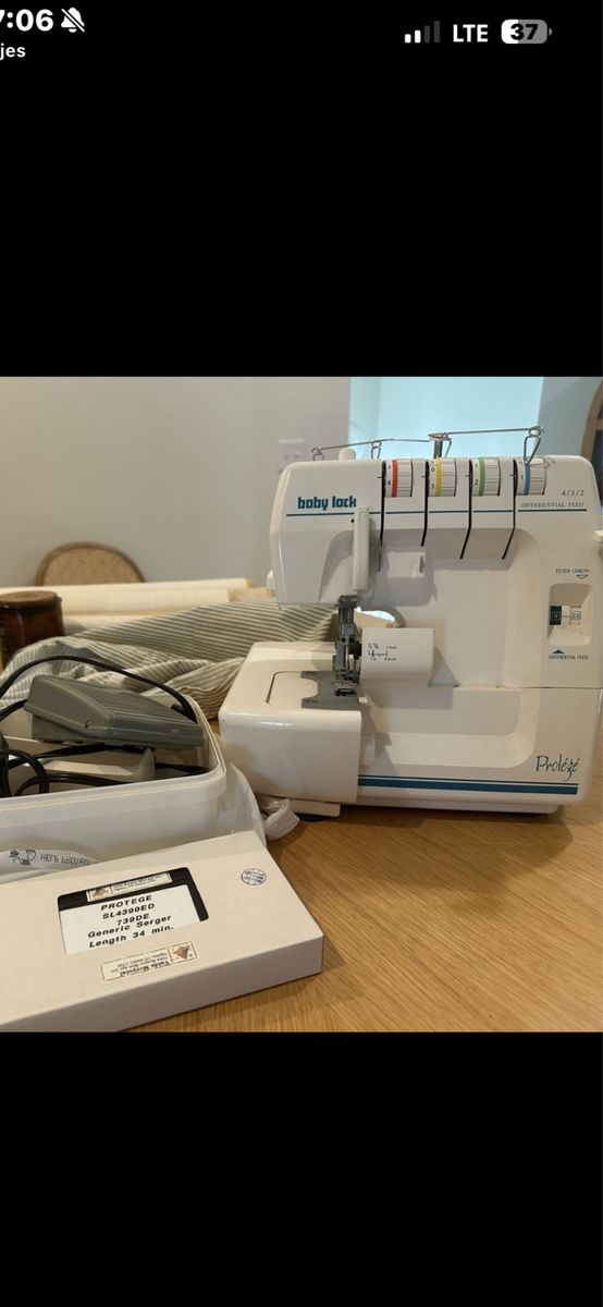 Baby lock serger