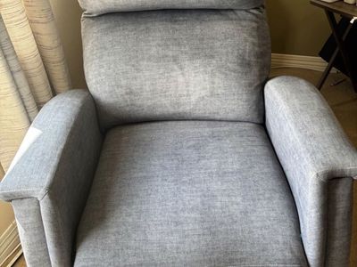 Fabric Reclining Chair With Massager And Heat
