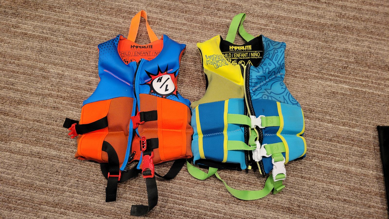 Hyperlite Child Life Vests – 2 Available