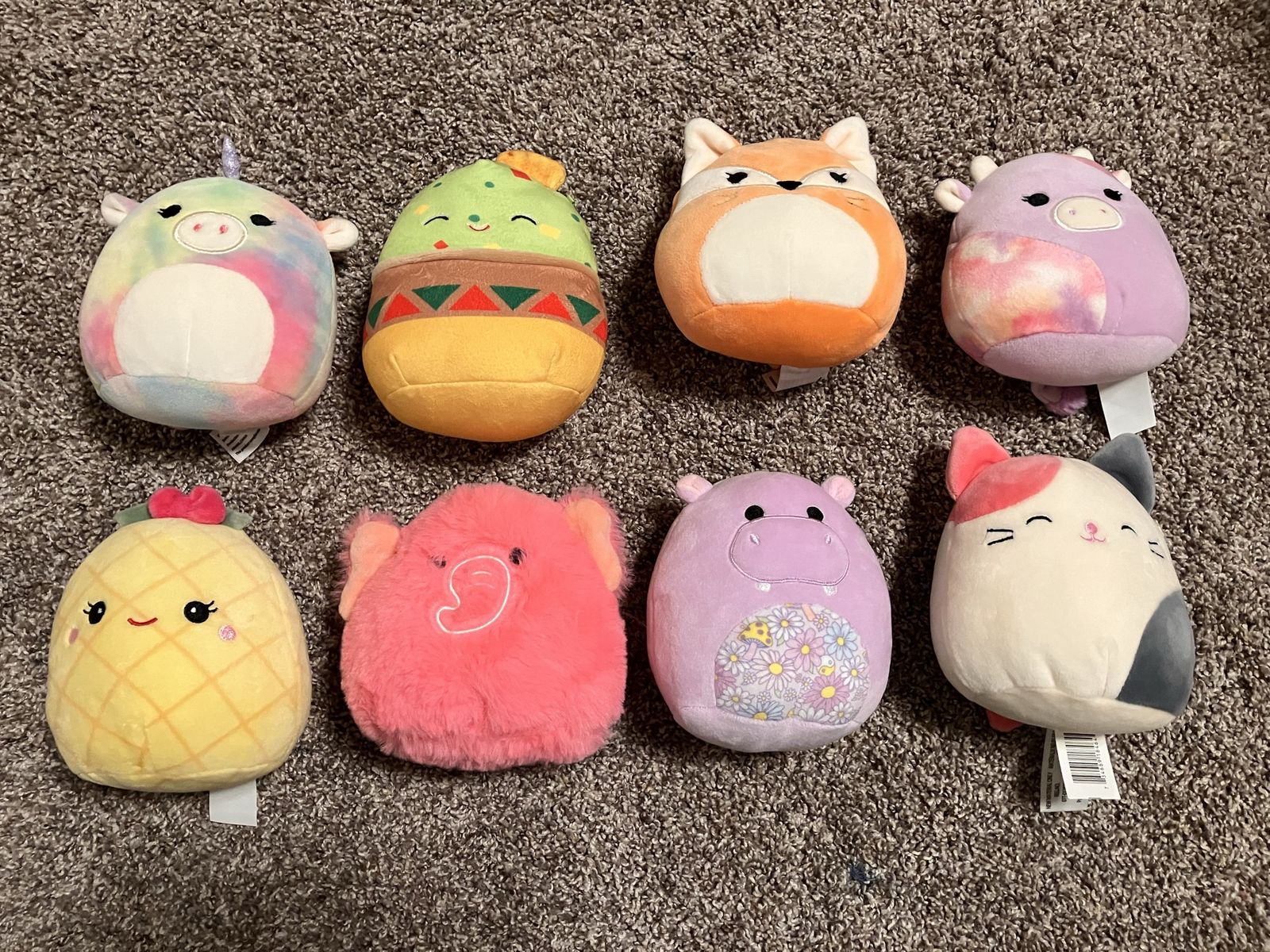5 inch Squishmallows 2 dollars each