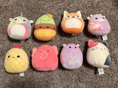 5 inch Squishmallows 2 dollars each