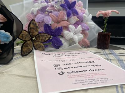 Handmade Pipe Cleaner Flower Bouquets