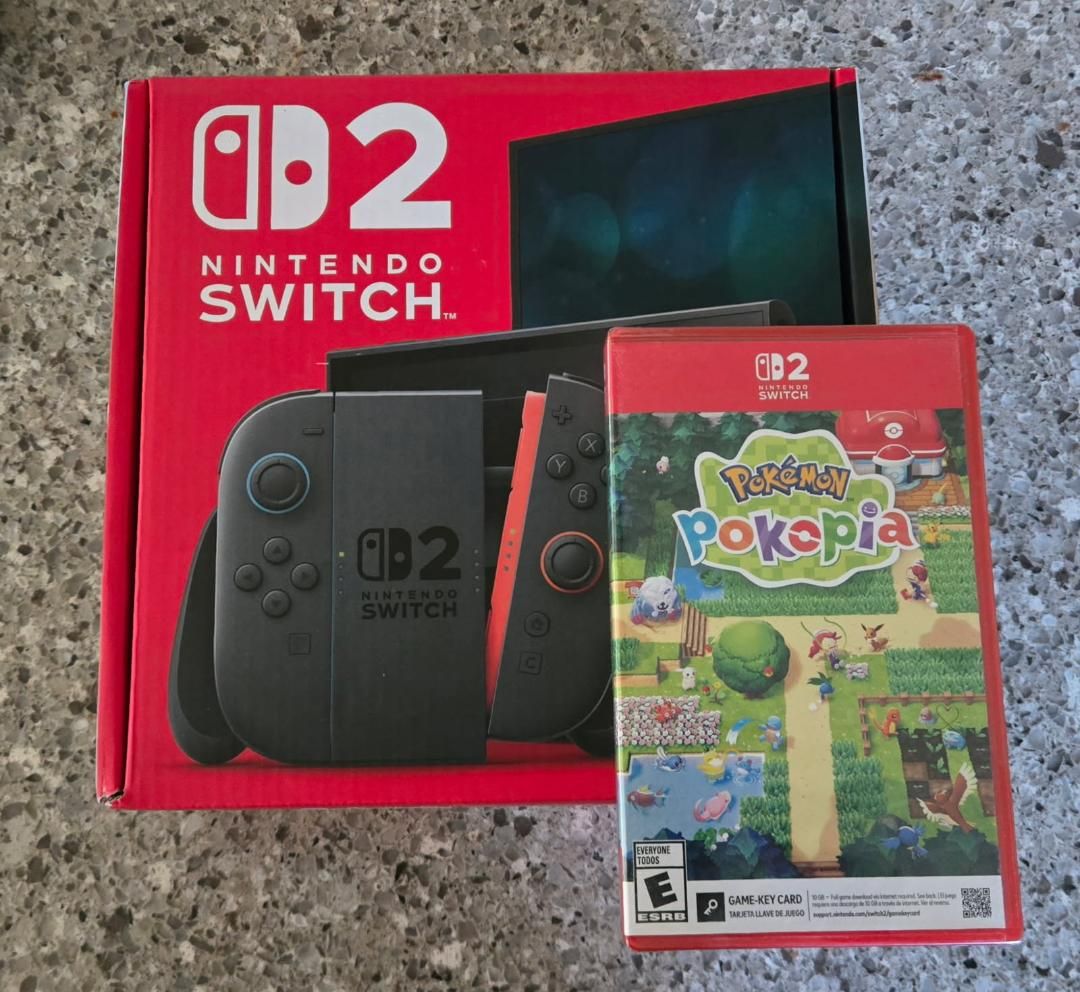 New Unopened Switch 2 with 1 game! trades considered!
