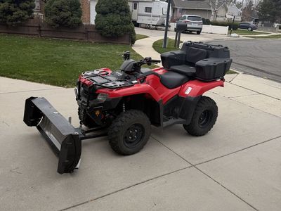 2023 Honda Rancher 420 ES in excellent condition with only 515 miles.
