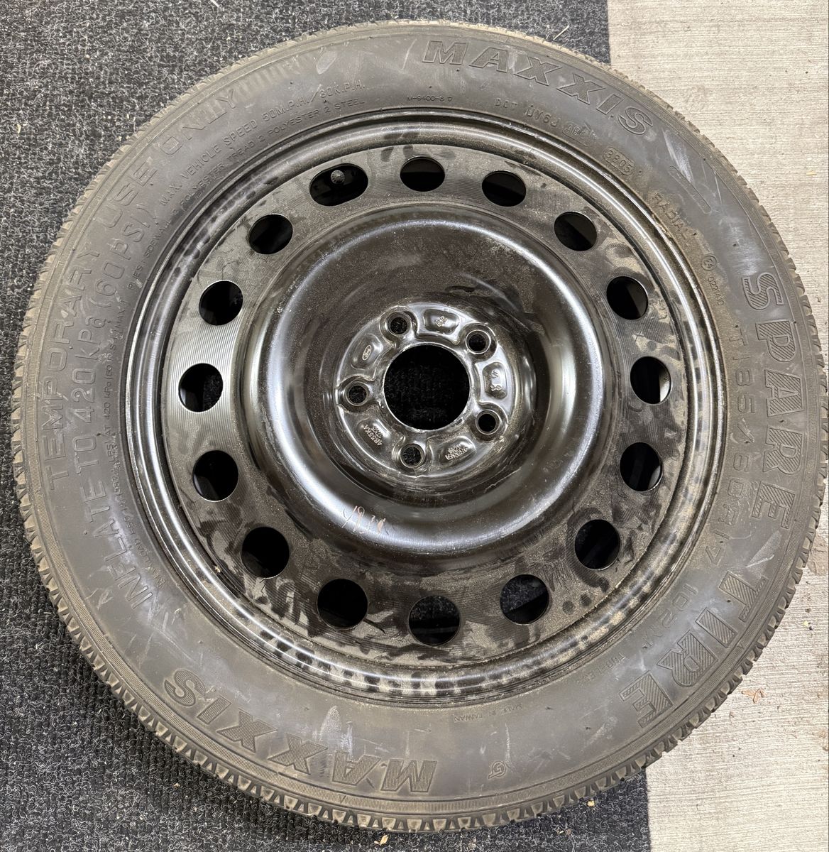 2005-2014 Mustang Gt spare tire