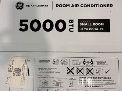 A/C window 5000 BTUs.