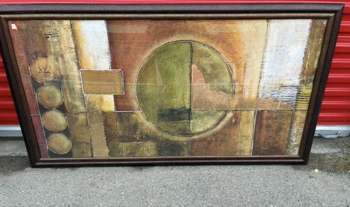 Beautiful Large Modern Framed picture