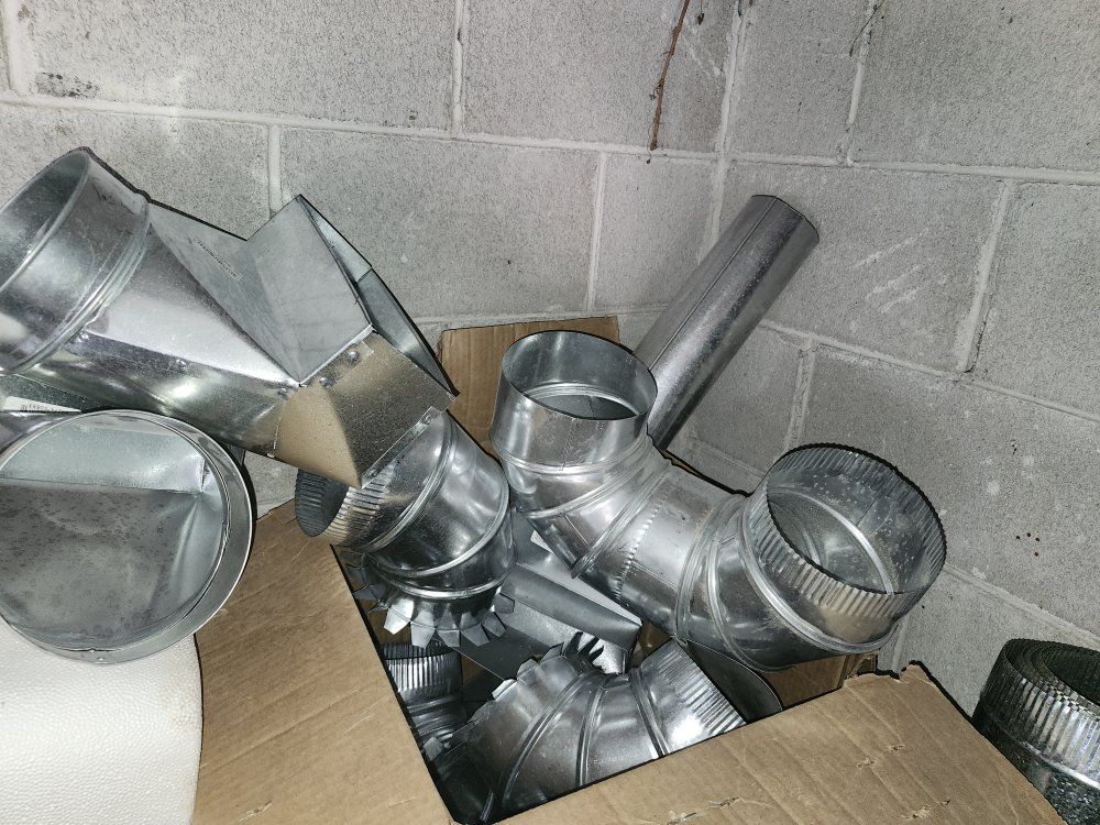 6-IN 30GA Elbow Galvanized Steel Ductwork HVAC and Vent Pipes