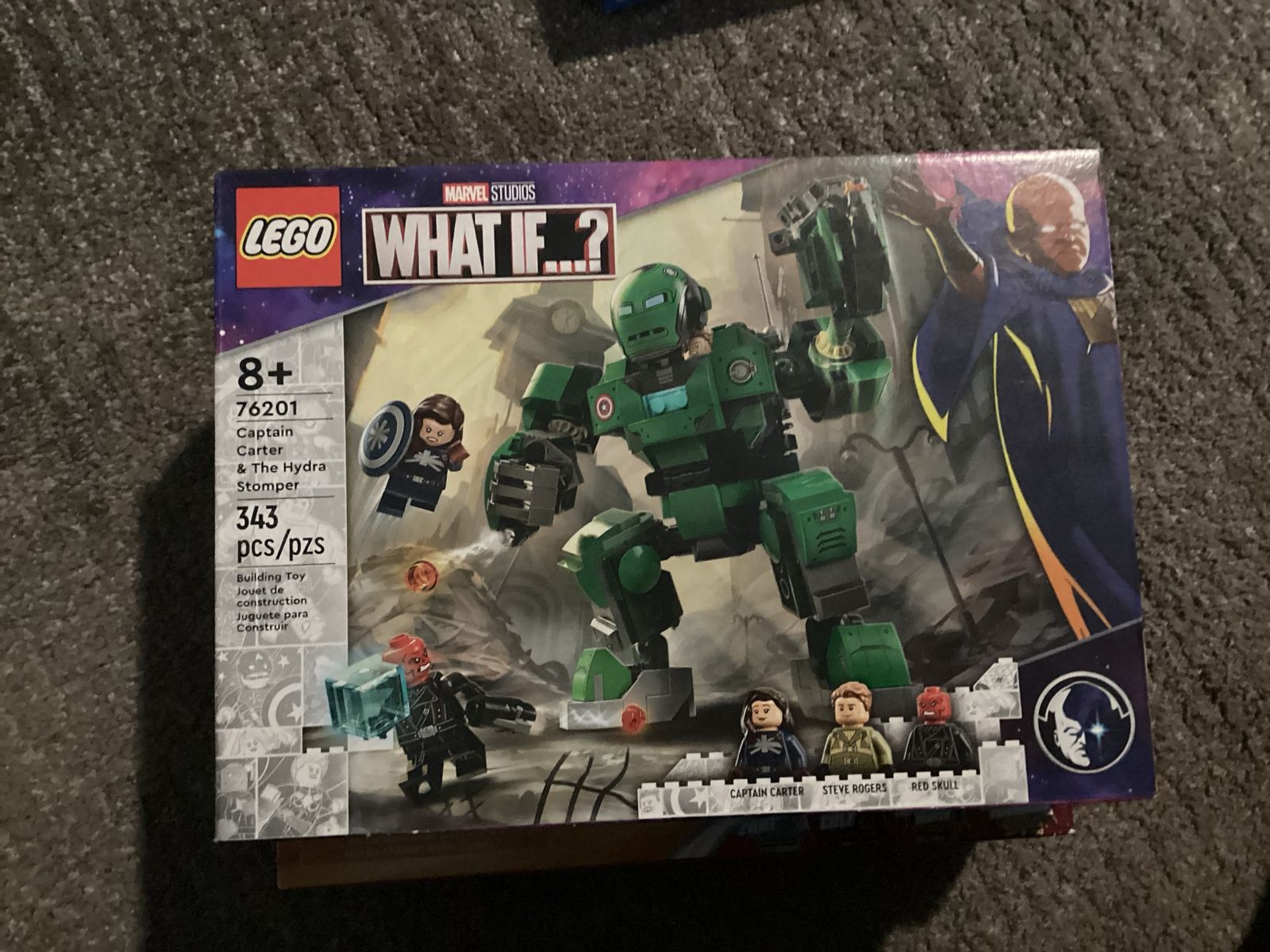 LEGO Marvel Studios What If...? Captain Carter & The Hydra Stomper 76201 - 343 pcs, Age 8+