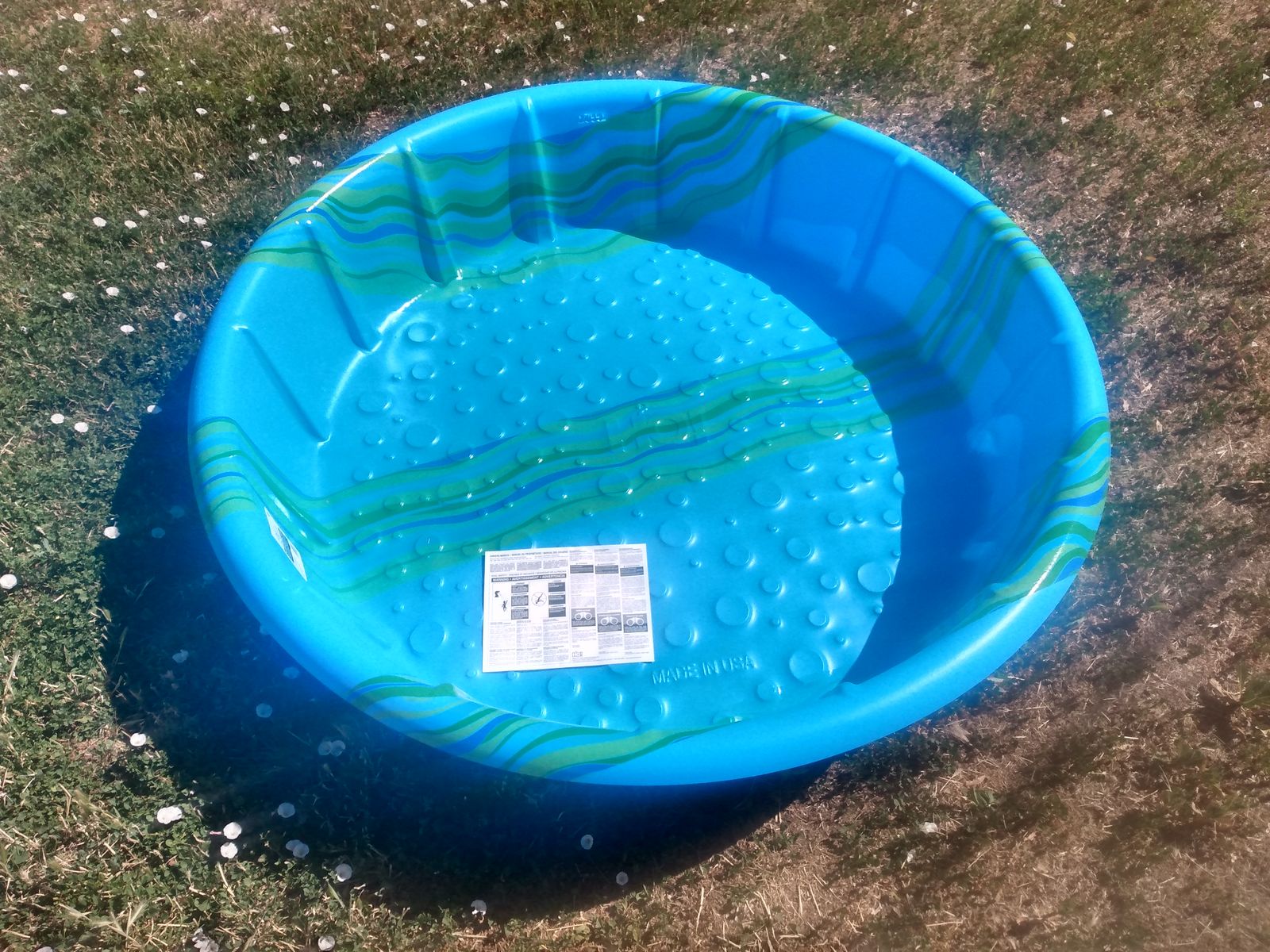 NEW PVC Wading Pool H2O! Made in the U.S.A.