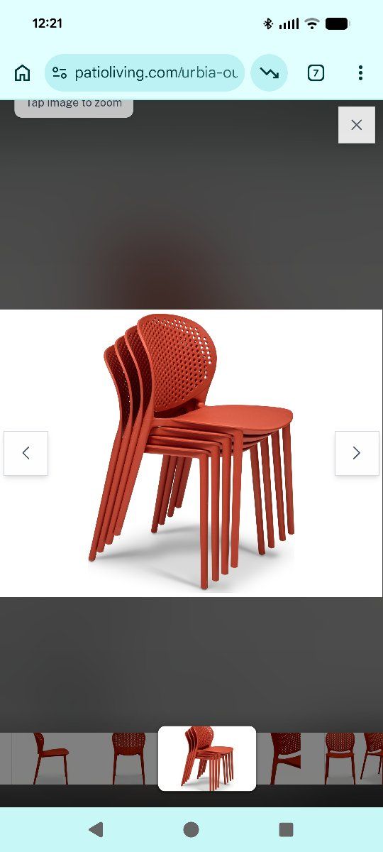 Set of 4 New Urbia Bailey chairs