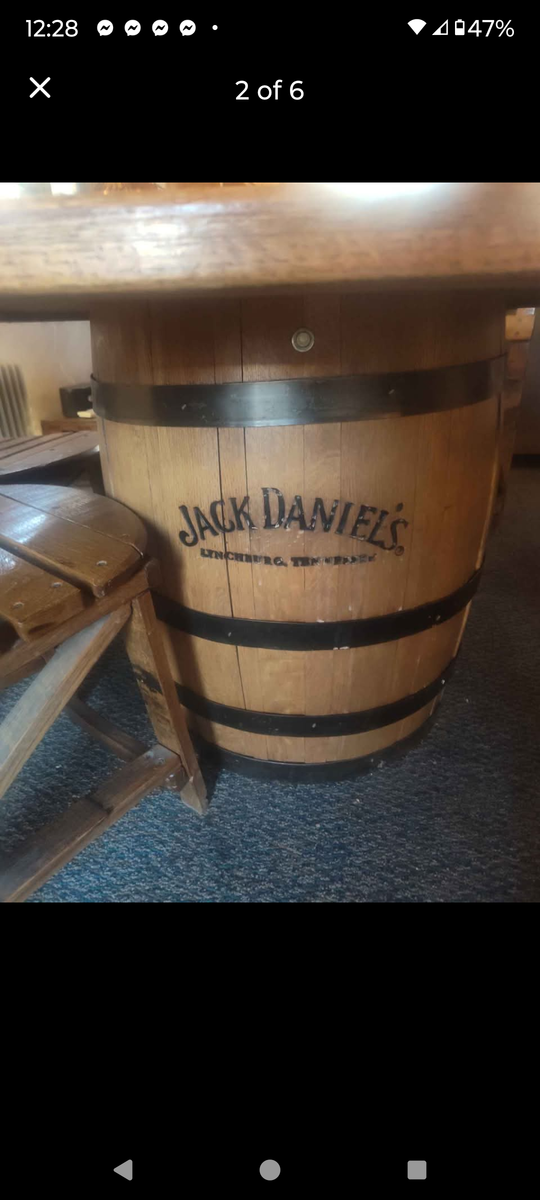 Jack Daniels Dining Room Set