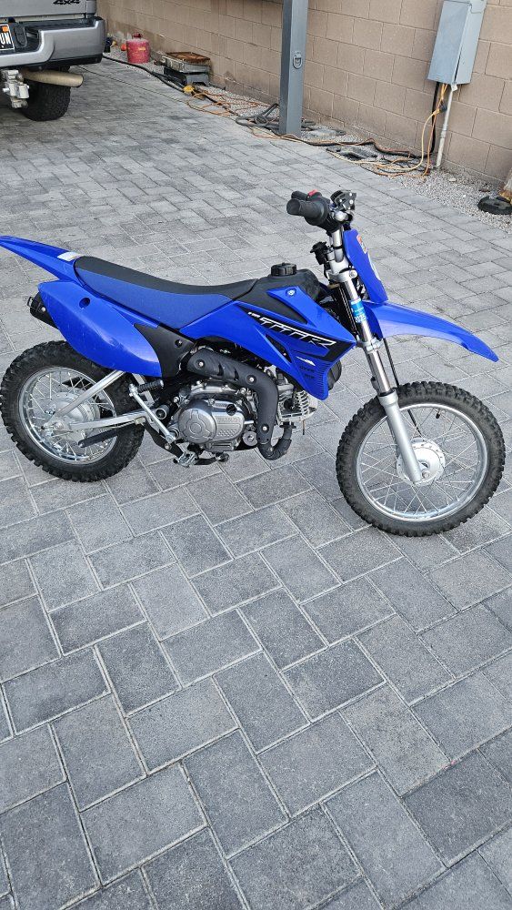 Yamaha TT-R110E Dirt Bike - Blue, Used Condition