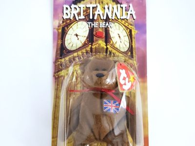 Ty Teenie Beanie Babies “Britannia the Bear” McDonalds Collectible – NEW