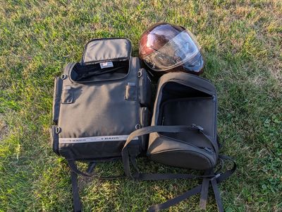 Great set of T-Bags Plus Free Helmet
