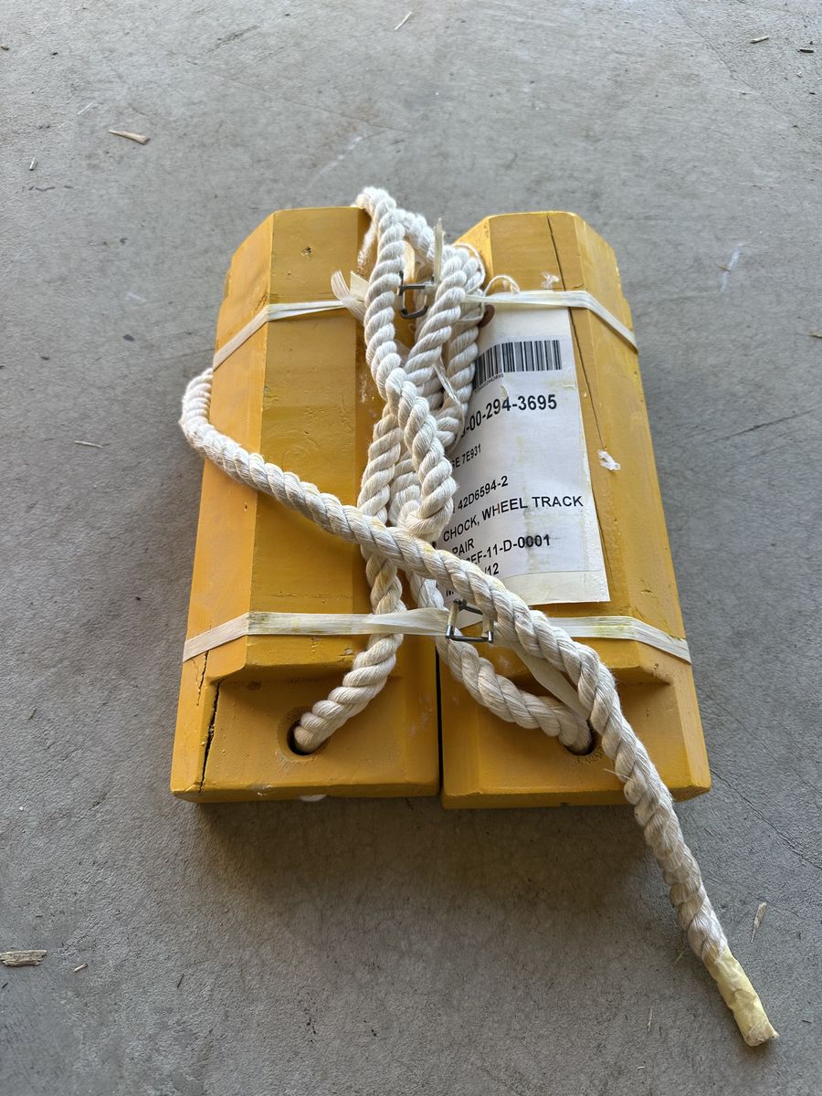 Nice set of wheel chocks Brand new