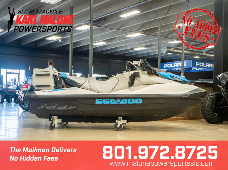 2025 SEA-DOO FISHPRO SCOUT 130 White and Gulfstrea