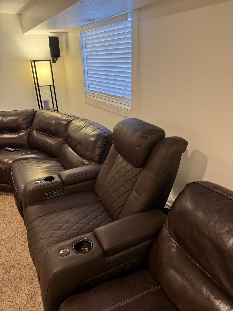 Custom made XL all premium leather brown