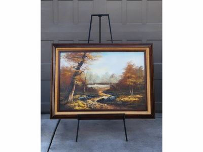 ORIGINAL Vintage Oil Painting, XL